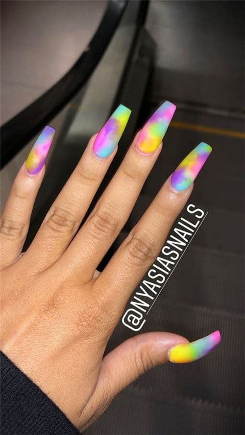 Try These Stunning Ombre Nail Designs For Different Occasions - Multicolored Ombre Design