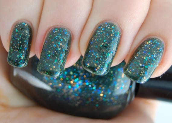 2. Simple Emerald Green Nail Design - wide 10
