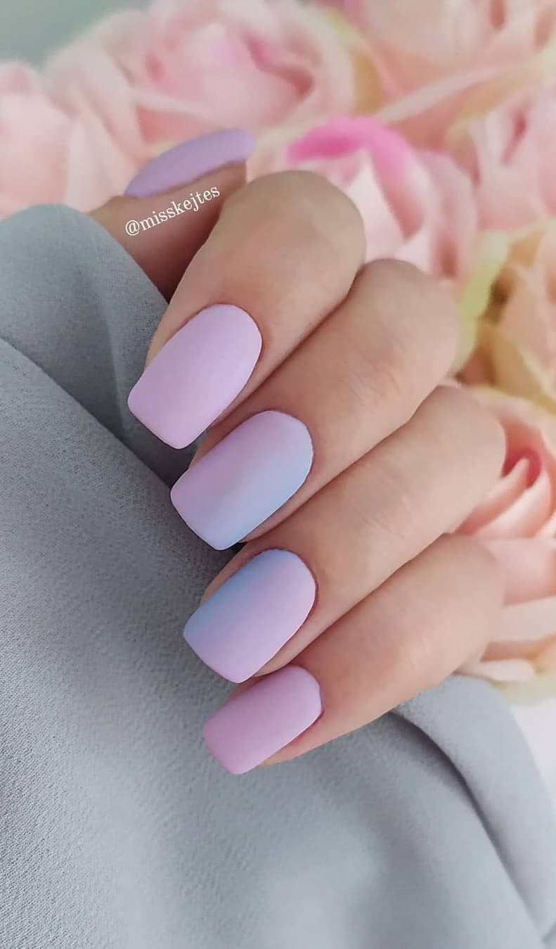 From pink to yellow, these pastel nail colors will surely give you an inspiration for your next manicure this season! Trying out the pastel shades in the right way can always offer you the perfect look without much effort. #nailart #naildesigns #pastelshades #pastelcolors