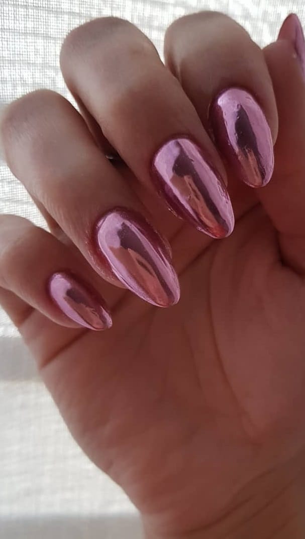 Amazing Pointed Nail Design to Have and Cherish - Chrome Nail Designs