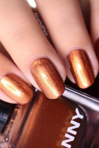 Copper Metallic Nails
