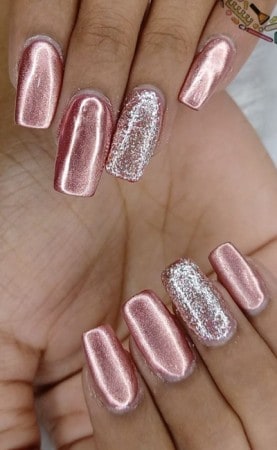 24 Ridiculously Gorgeous Rose Gold Nail Designs That Will Take Your