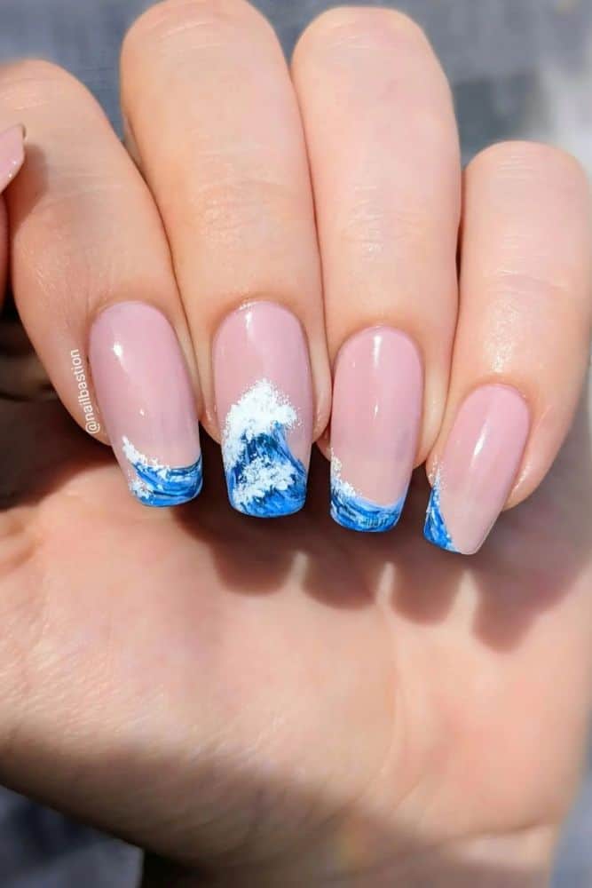 Surf the Waves - 19 Fashionable Summer Nail Designs You Won't Want to Miss