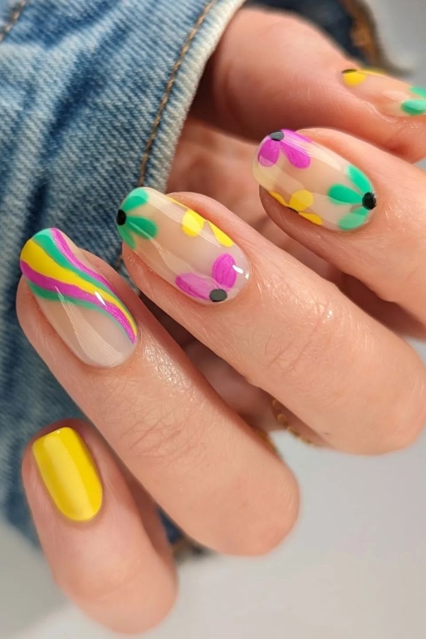 Stay Fashionable with 24 Short Nail Inspirations That Scream Style - Nature's Touch