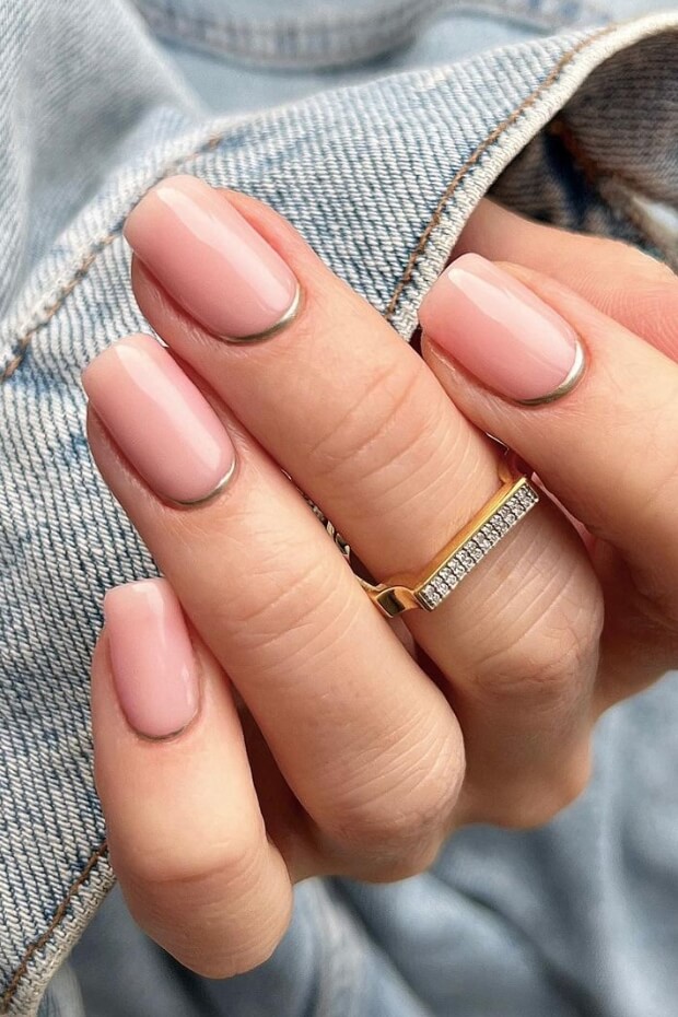 Elegant pink and white nail art design