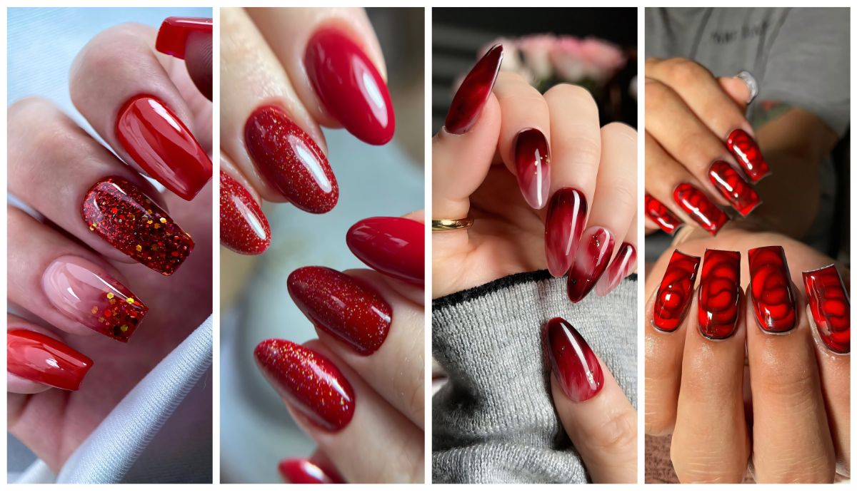 25 Red Nail Designs That Will Boost Your Confidence Instantly