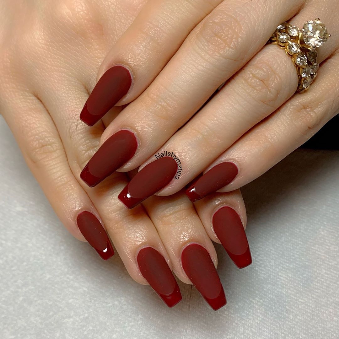 18 Creative Acrylic Nail Designs With The Red Shade Every ...