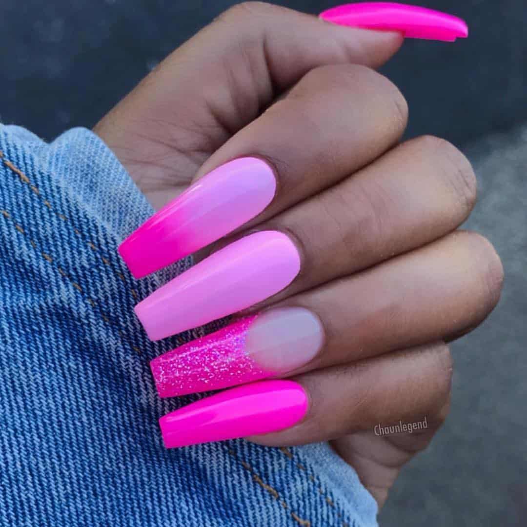 Hot Pink Nail Designs