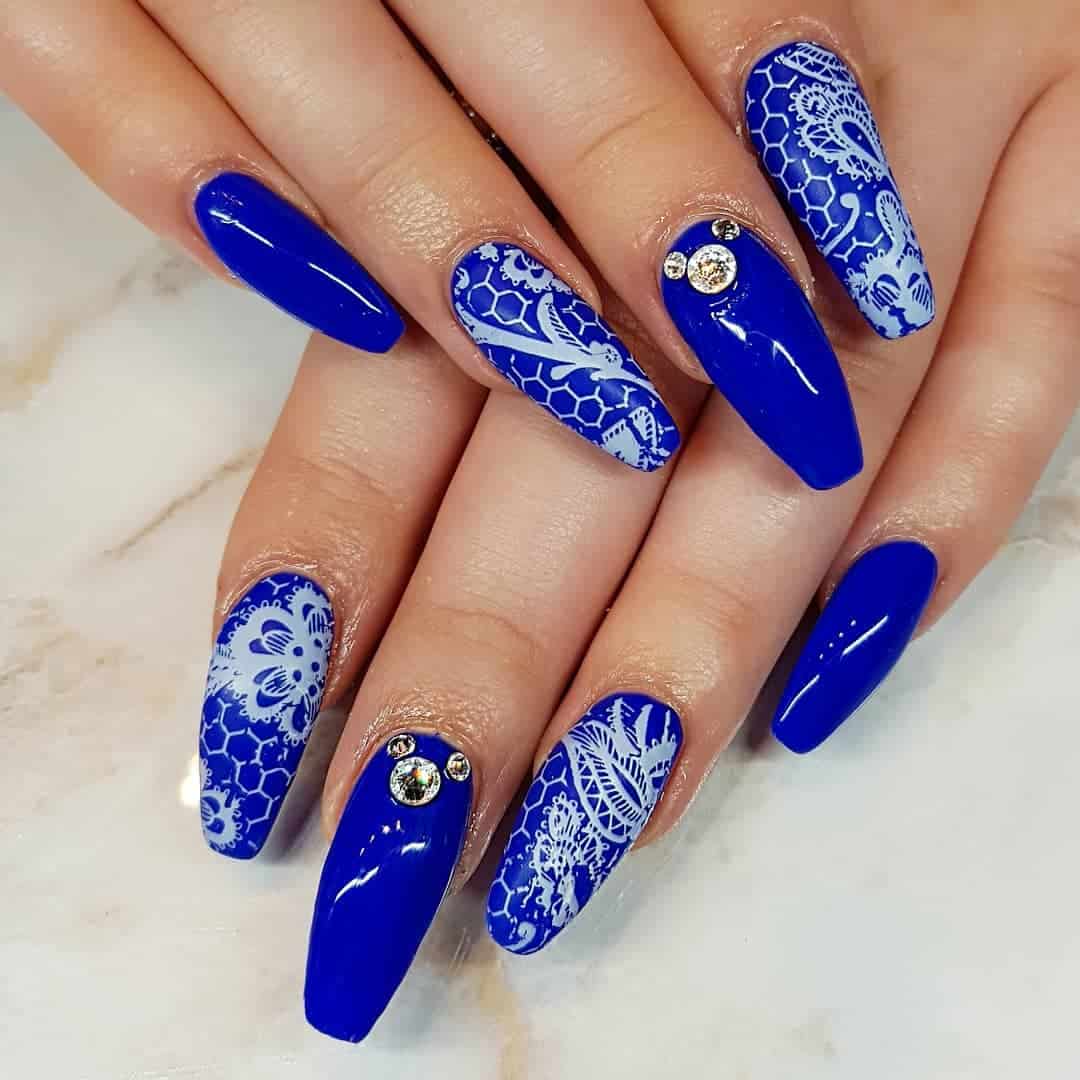Nail Art with Lace Designs